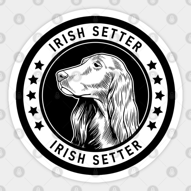 Irish Setter Fan Gift Sticker by millersye